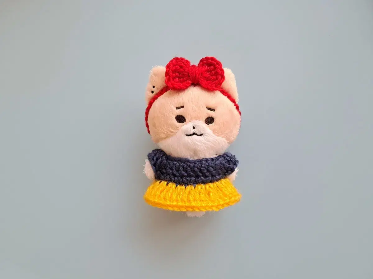 10cm 인형옷 뜨개옷 백설공주 세트